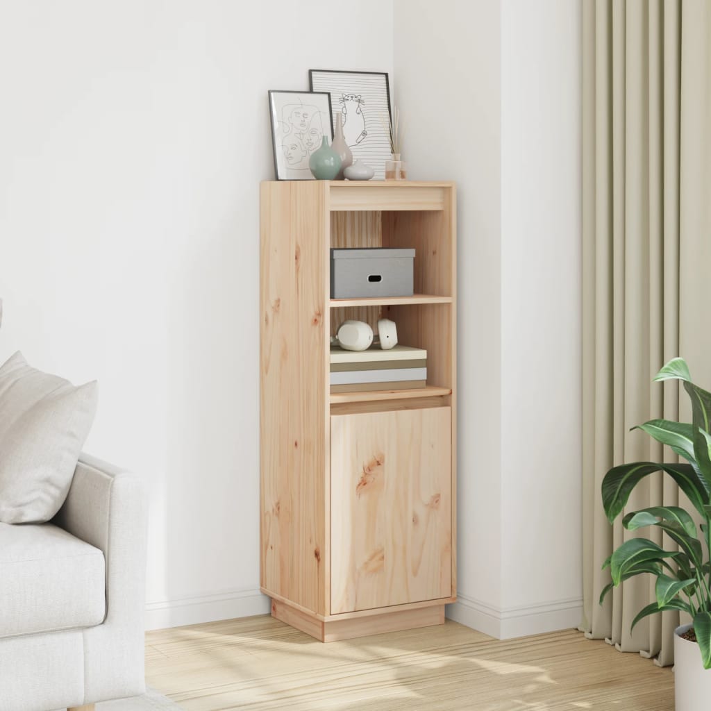 Skap 37x34x110 cm heltre furu