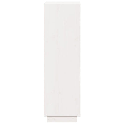 Skap Hvit 37x34x110 cm heltre furu