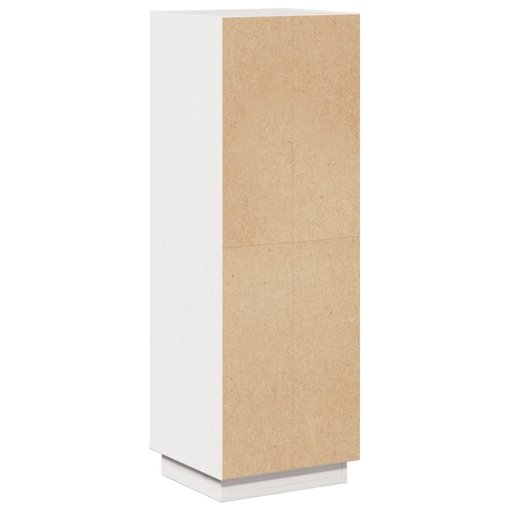 Skap hvit 37x34x110 cm heltre furu