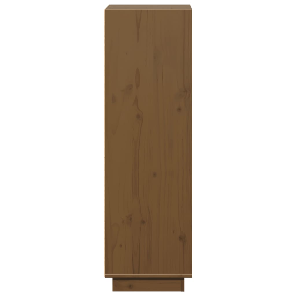 Skap honningbrun 37x34x110 cm heltre furu
