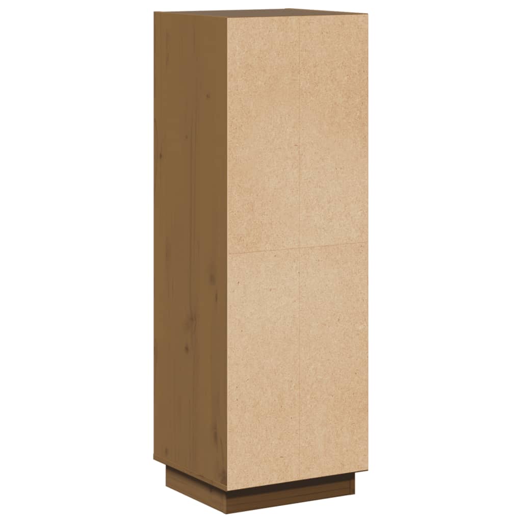 Skap honningbrun 37x34x110 cm heltre furu