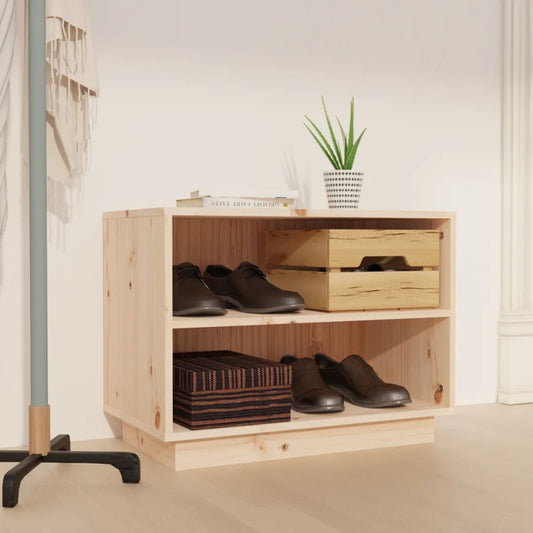 Skoskap Skohylle Skobenk Tre 60x34x45 cm heltre furu