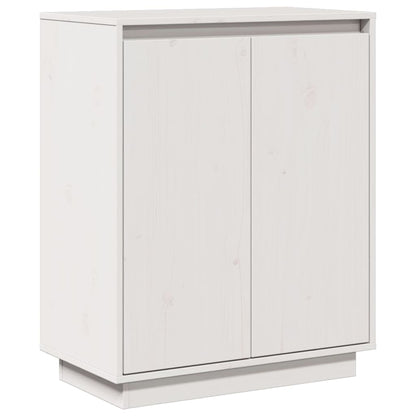 Skjenk Hvit 60x34x75 cm heltre furu