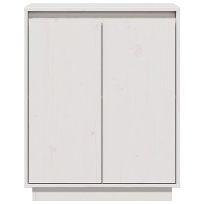 Skjenk Hvit 60x34x75 cm heltre furu