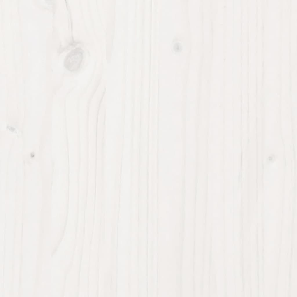 Skjenk Hvit 60x34x75 cm heltre furu