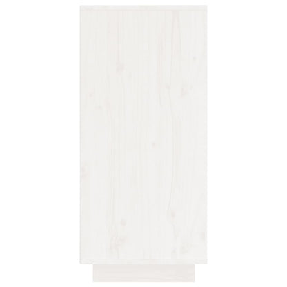 Skjenk Hvit 60x34x75 cm heltre furu