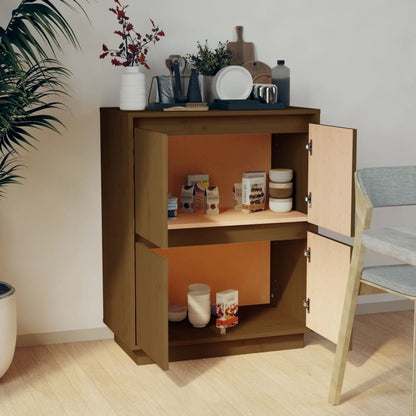 Skjenk Honningbrun 60x34x75 cm heltre furu