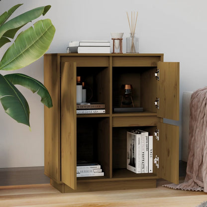 Skjenk Honningbrun 60x34x75 cm heltre furu