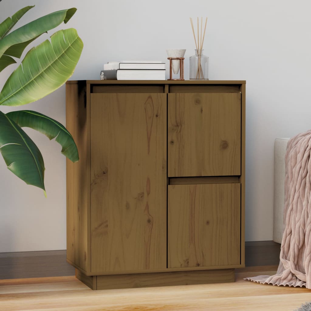 Skjenk Honningbrun 60x34x75 cm heltre furu