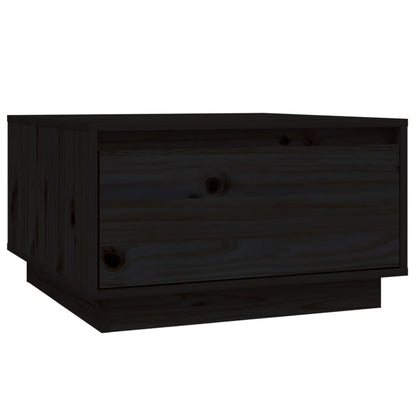 Salongbord Sofabord Svart 55x56x32 cm heltre furu