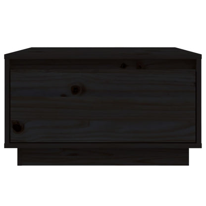 Salongbord Sofabord Svart 55x56x32 cm heltre furu