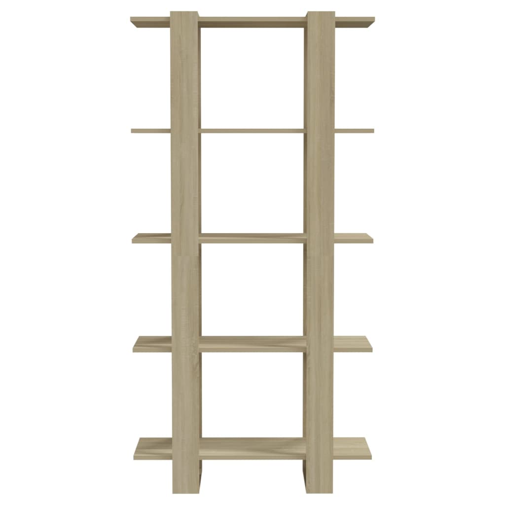 Bokhylle Sonoma Eik Romdeler 80x30x160 cm