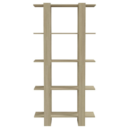 Bokhylle Sonoma Eik Romdeler 80x30x160 cm