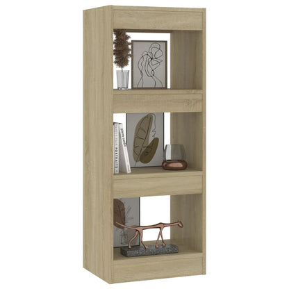 Bokhylle/romdeler sonoma eik 40x30x103 cm konstruert tre