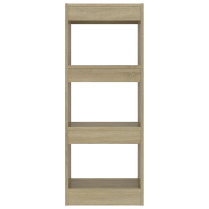 Bokhylle/romdeler sonoma eik 40x30x103 cm konstruert tre
