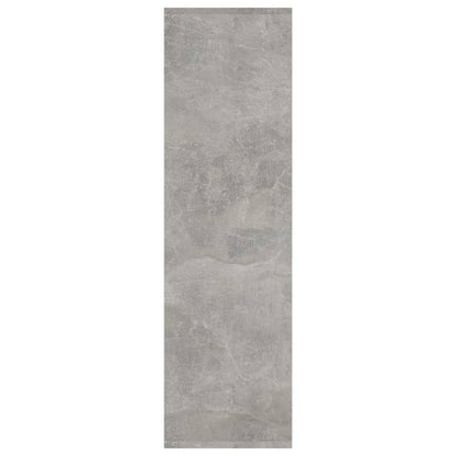 Bokhylle/romdeler betonggrå 40x30x103 cm konstruert tre