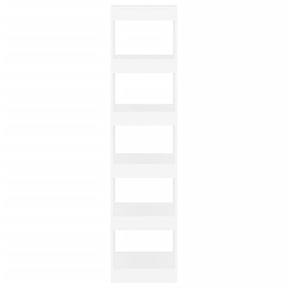 Bokhylle Hvit Romdeler 40x30x166 cm