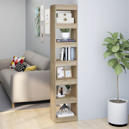 Bokhylle Sonoma Eik Romdeler 40x30x198 cm
