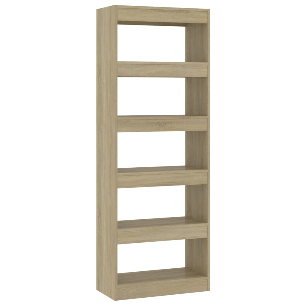 Bokhylle Sonoma Eik Romdeler 60x30x166 cm