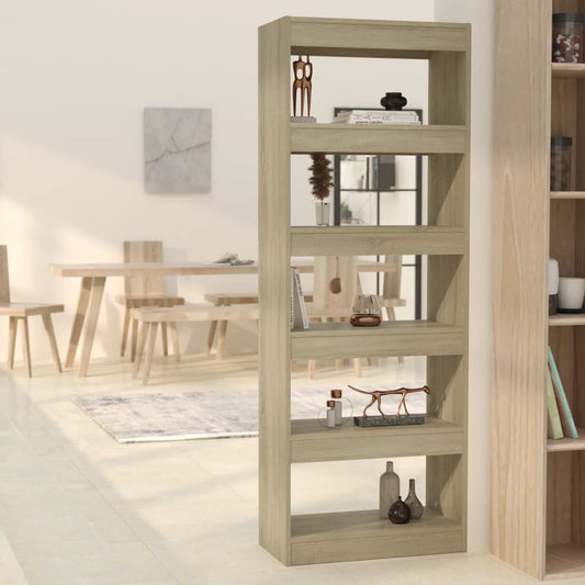 Bokhylle Sonoma Eik Romdeler 60x30x166 cm
