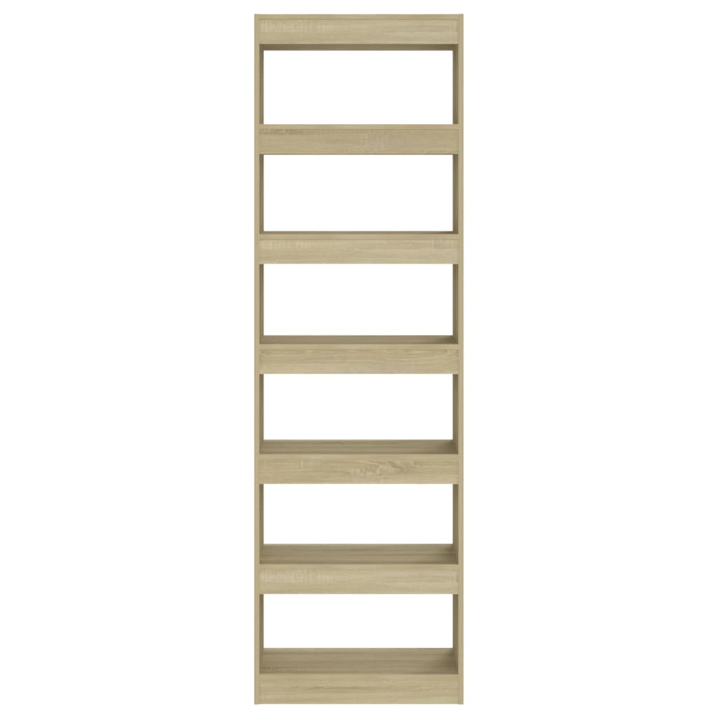 Bokhylle Sonoma Eik Romdeler 60x30x198 cm