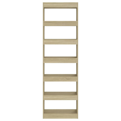 Bokhylle Sonoma Eik Romdeler 60x30x198 cm
