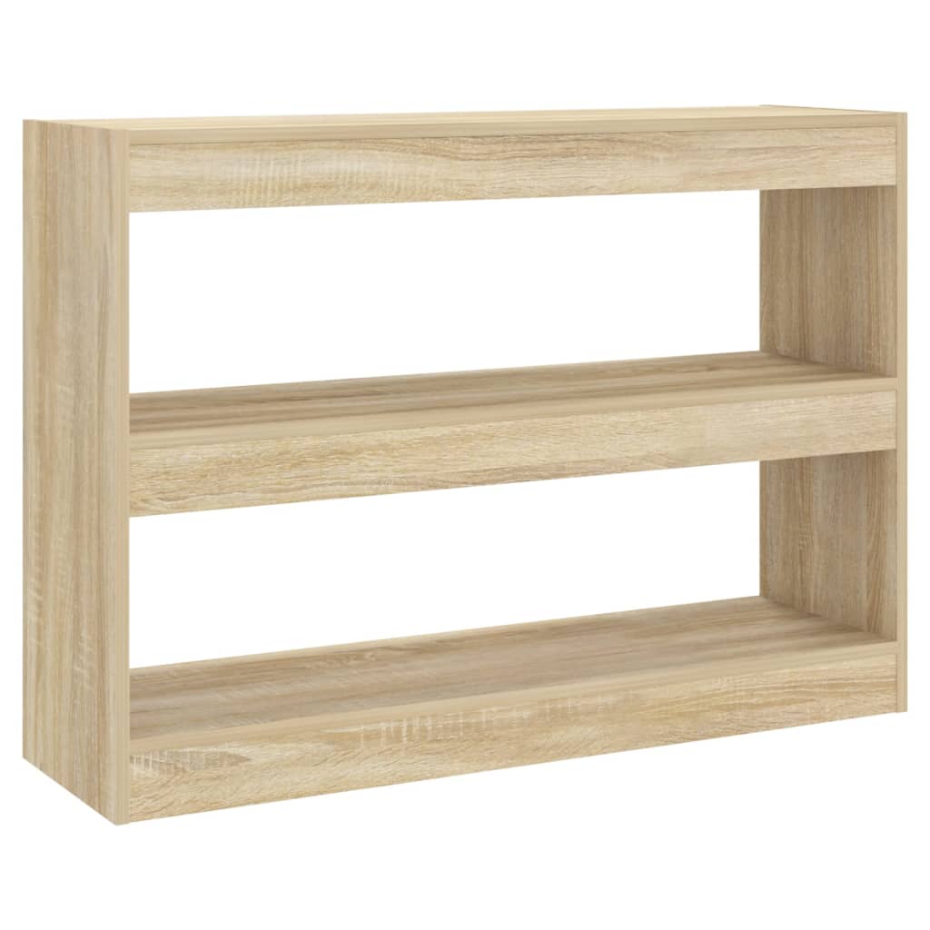 Bokhylle Sonoma Eik Romdeler 100x30x72 cm