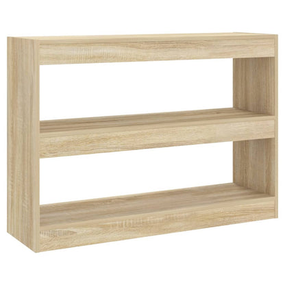 Bokhylle Sonoma Eik Romdeler 100x30x72 cm