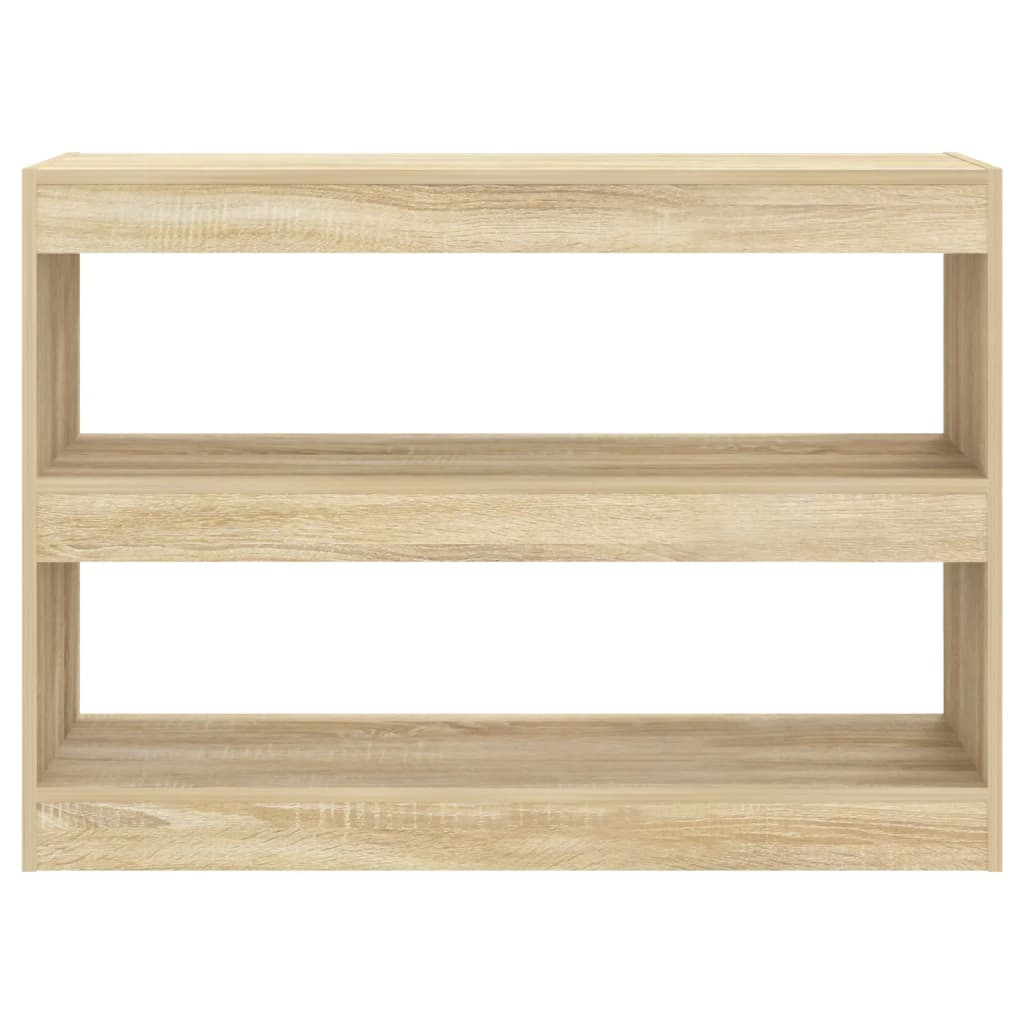 Bokhylle Sonoma Eik Romdeler 100x30x72 cm