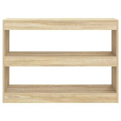 Bokhylle Sonoma Eik Romdeler 100x30x72 cm