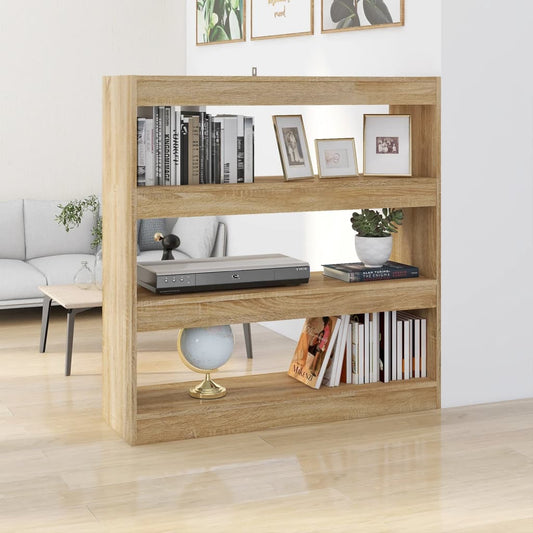 Bokhylle Sonoma Eik Romdeler 100x30x103 cm