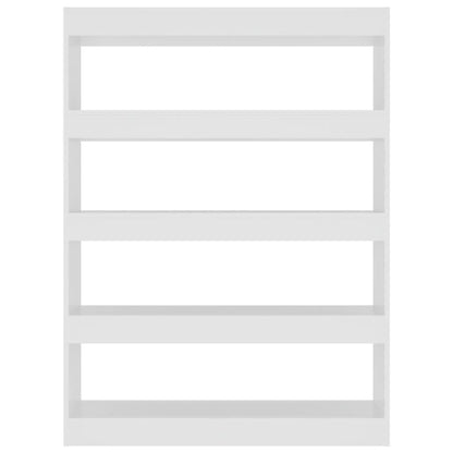 Bokhylle Hvit Romdeler 100x30x135 cm
