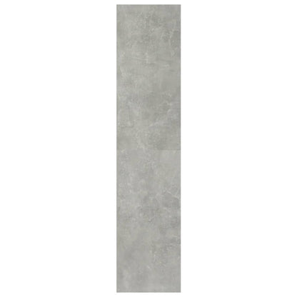 Bokhylle Betonggrå Romdeler 100x30x135 cm