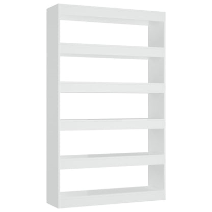 Bokhylle Hvit Romdeler 100x30x166 cm