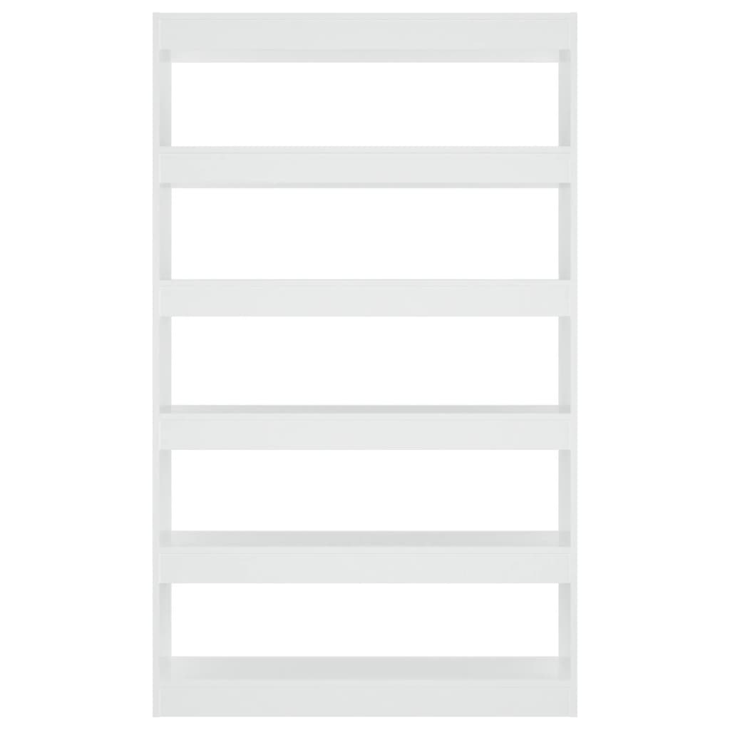 Bokhylle Hvit Romdeler 100x30x166 cm