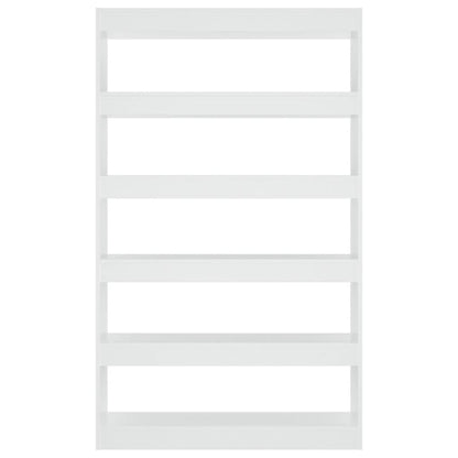 Bokhylle Hvit Romdeler 100x30x166 cm