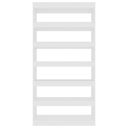 Bokhylle Hvit Romdeler 100x30x198 cm