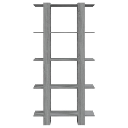 Bokhylle Sonoma Grå Romdeler 80x30x160 cm