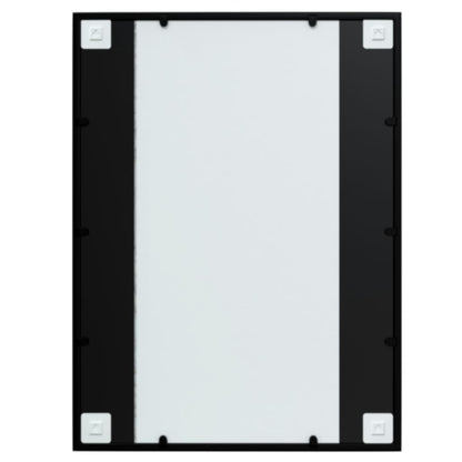Veggspeil Svart 80x60 cm metall