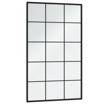 Veggspeil Svart 100x60 cm metall