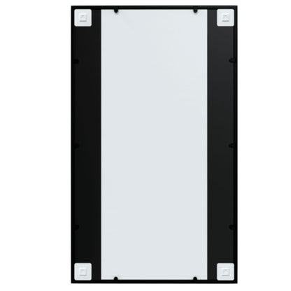 Veggspeil Svart 100x60 cm metall