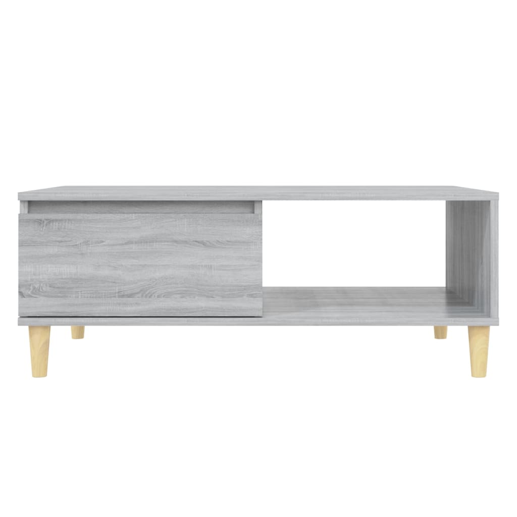 Salongbord Sofabord Sonoma Grå 90x60x35 cm