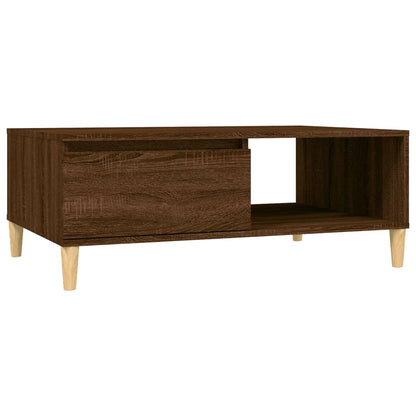 Salongbord Sofabord Brun Eik 90x60x35 cm