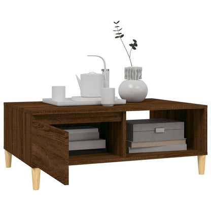 Salongbord Sofabord Brun Eik 90x60x35 cm