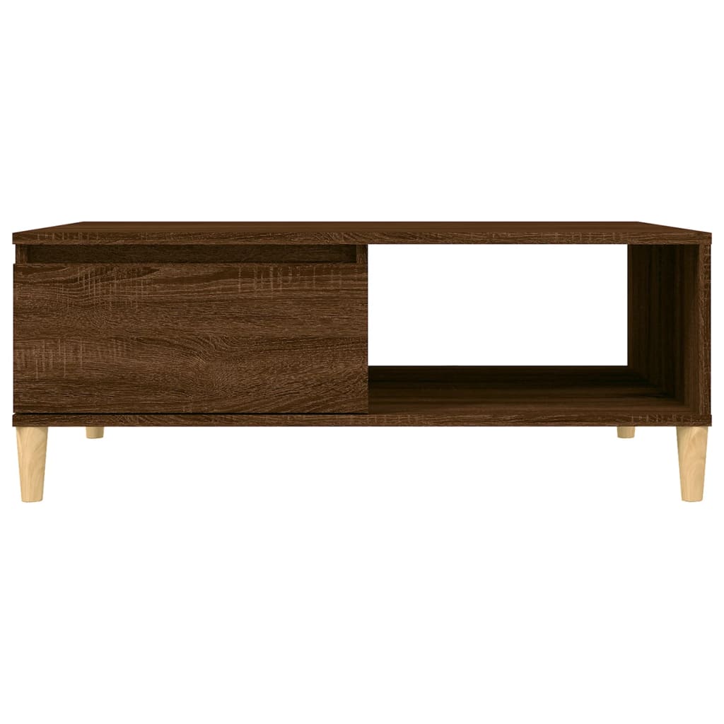 Salongbord Sofabord Brun Eik 90x60x35 cm