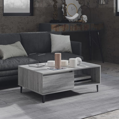 Salongbord Sofabord Sonoma Grå 90x60x35 cm