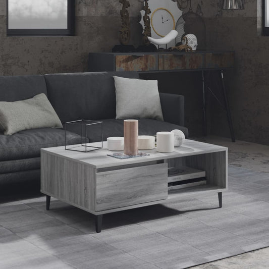 Salongbord Sofabord Sonoma Grå 90x60x35 cm
