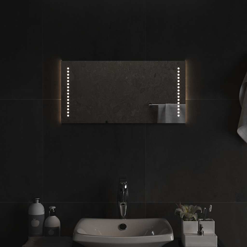 Baderomsspeil med LED 60x30 cm