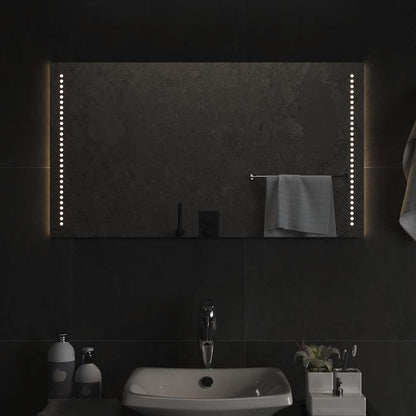 Baderomsspeil med LED 90x50 cm