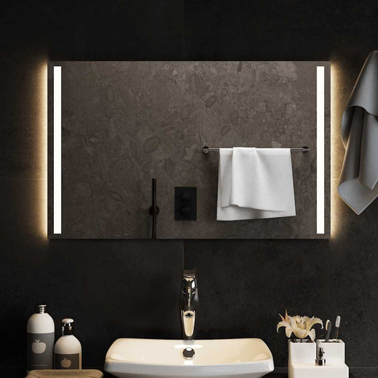 Baderomsspeil med LED 80x50 cm